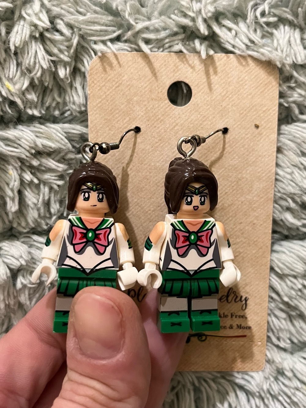 Lego Sailor Jupiter Earrings